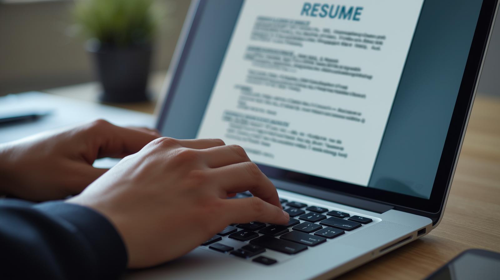 image of someone typing a resume_771.jpg